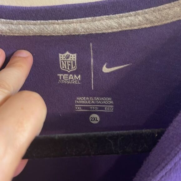 NFL apparel / Nike — Baltimore Ravens Purple Unisex T-shirt - Picture 5 of 5